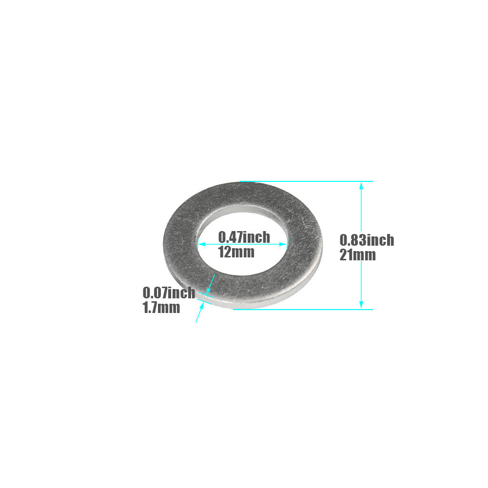 Oil Drain Plug Washer Gasket for Toyota for Lexus for Scion New 90430-12031 Set of 100