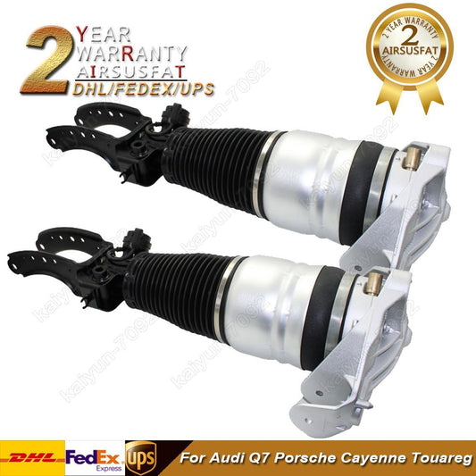 2pcs for Audi Q7 for Porsche for Cayenne Touareg Front R L Air Suspension Shock Strut