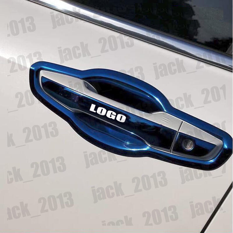 for Honda CRV CR-V 2017-2022 stainless Blue Car Door Handle Cover Trims 8Pcs