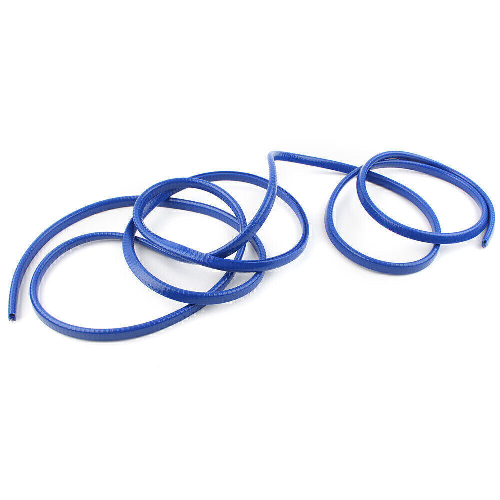 13Foot for Universal Car Rubber Seal Trim Molding Strip Door Lock Protector Blue