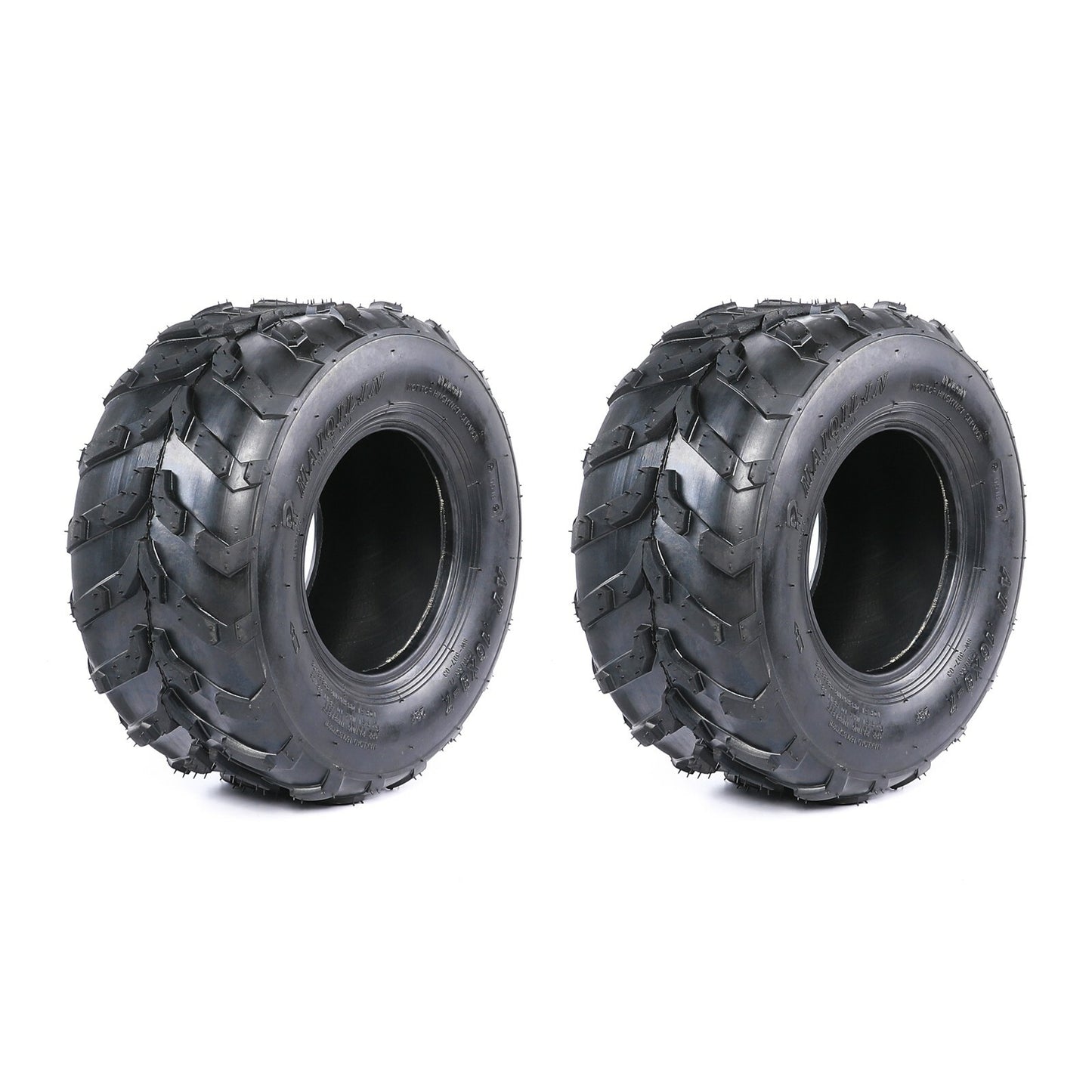 2-pack of 16x8.00-7 Taodao SunL all-terrain vehicle tires, 16x8-7, 16/8-7, 16x8x7 go-kart four-wheelers.