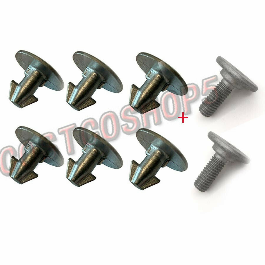 8x Radiator Engine Access Cover Pin Lower Cover Bolt for Honda CRV for Civic