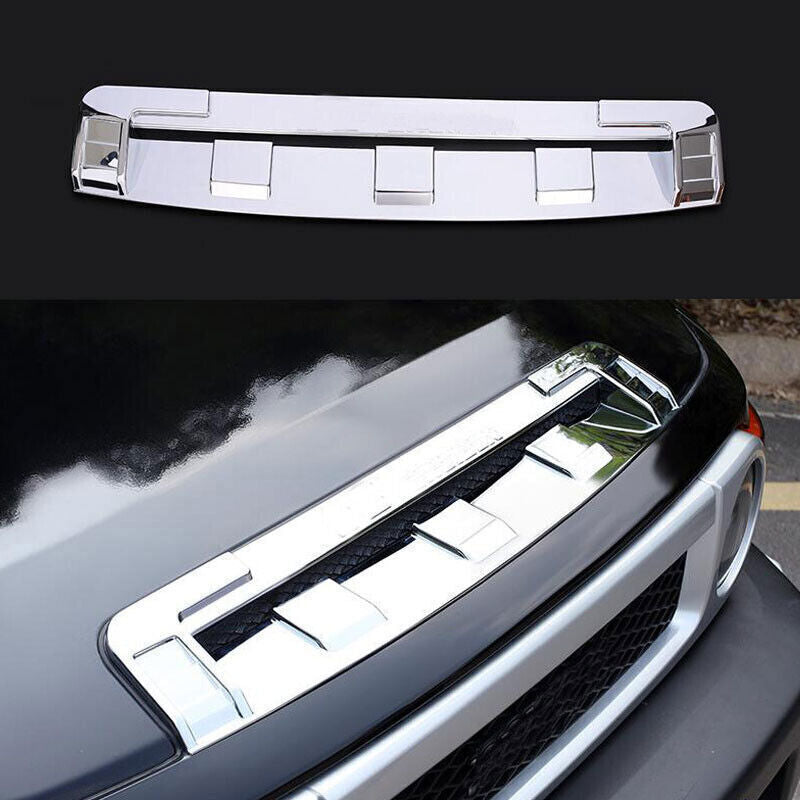 for Toyota FJ Cruiser 07-2014 Chrome Front Engine Hood Air Intake Grille Cover