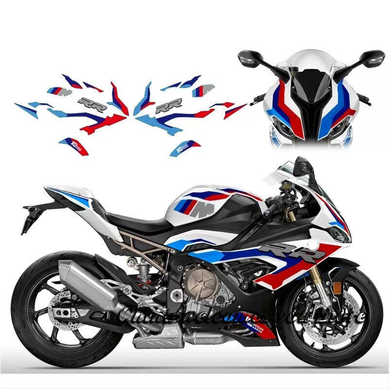 for BMW S1000RR M1000RR 2019 2020 2021 2022 Body Fairing Decal Sticker Kit