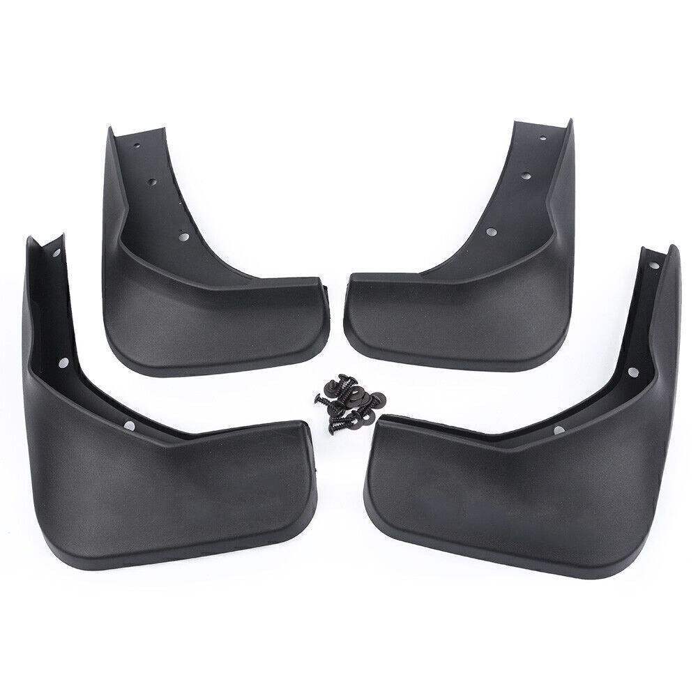Splash Guards Mud Flaps Full Set Front Rear Fit for Ford Kuga II 2013-2019 Black