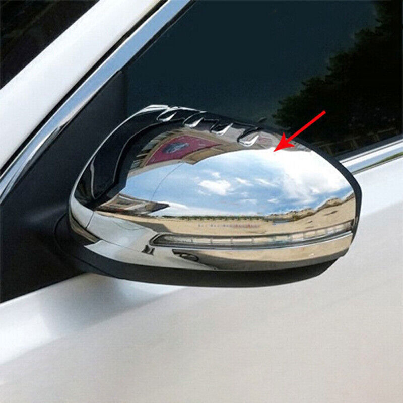 Fit For 2011-15 for Kia Optima K5 ABS Chrome Side Door Rear View Mirror Cover Trims