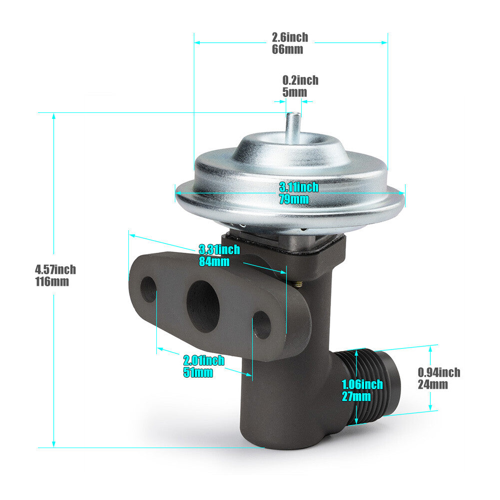 Emissions EGR Valve Fits for Ford E150 E250 E350 Econoline V8 5.4L 1997 1998-02