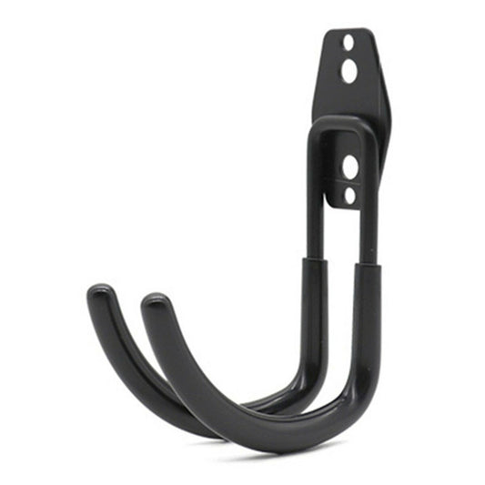 Motorcycle Helmet Holder Hook Jacket Bag Display Rack Wall Mount Hanger Black