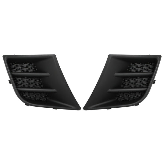 Front bumper fog grille cover without light holes is suitable for 2009-12 for Peugeot 107 (Right + Left -).