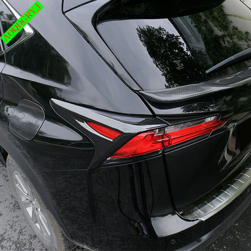 Carbon Fiber Rear Taillight Moulding Trim Cover for LEXUS NX200t 300h 2015-2017