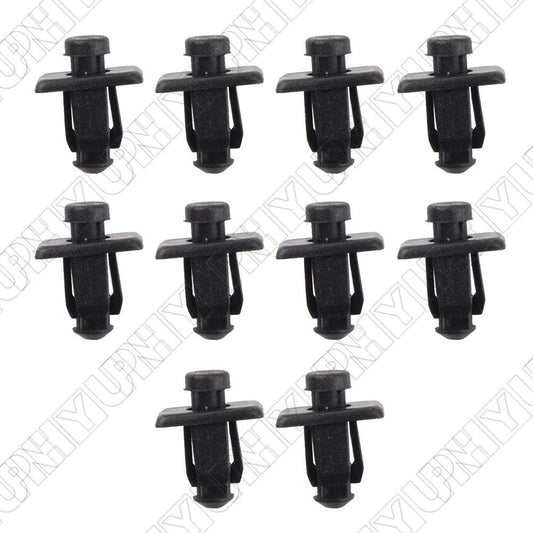 10x Cowl Grille Clip Push-Type Retainer Fastener for Nissan Pathfinder D21 86-97