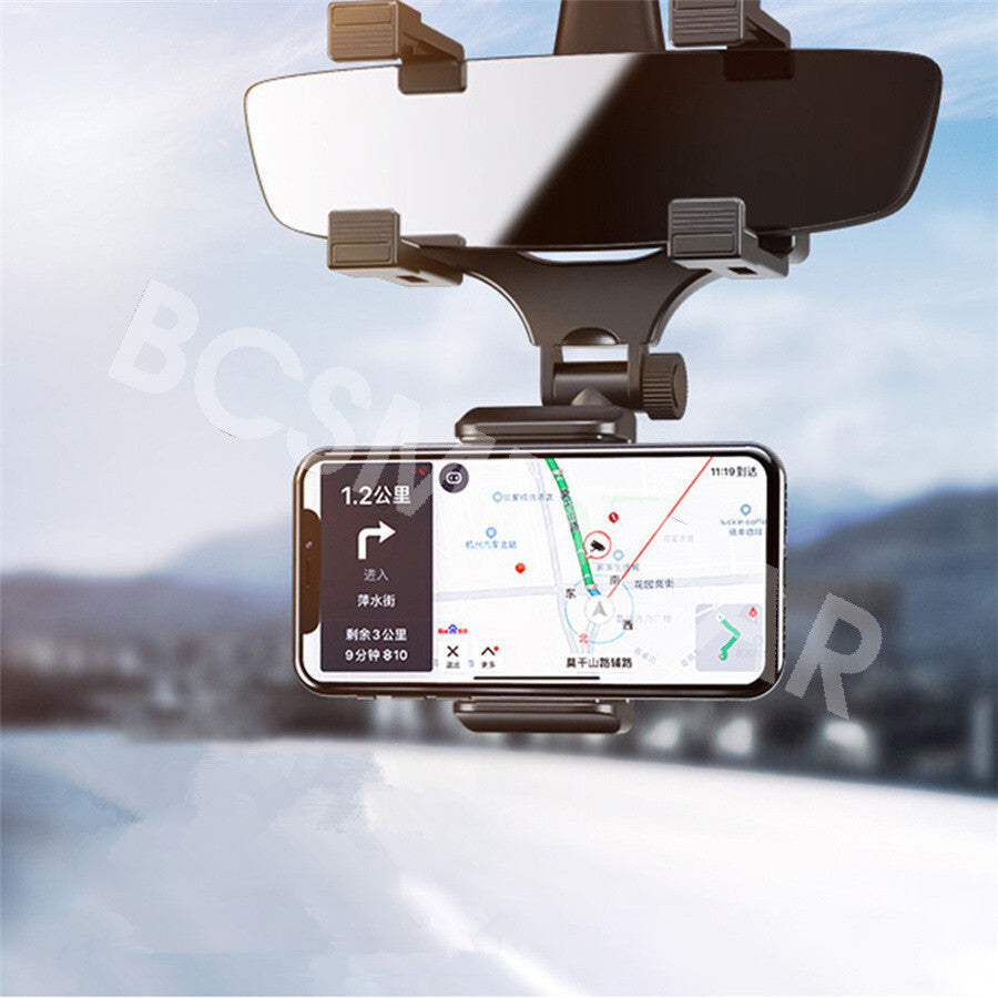 360¡ã Accessory Car Rearview Mirror Mount Stand Holder Cradle For Cell Phone GPS