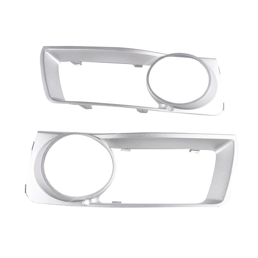 Pair Front Bumper Fog Light Grill Cover Trim for BMW E71 X6 12 13 14 Left+Right