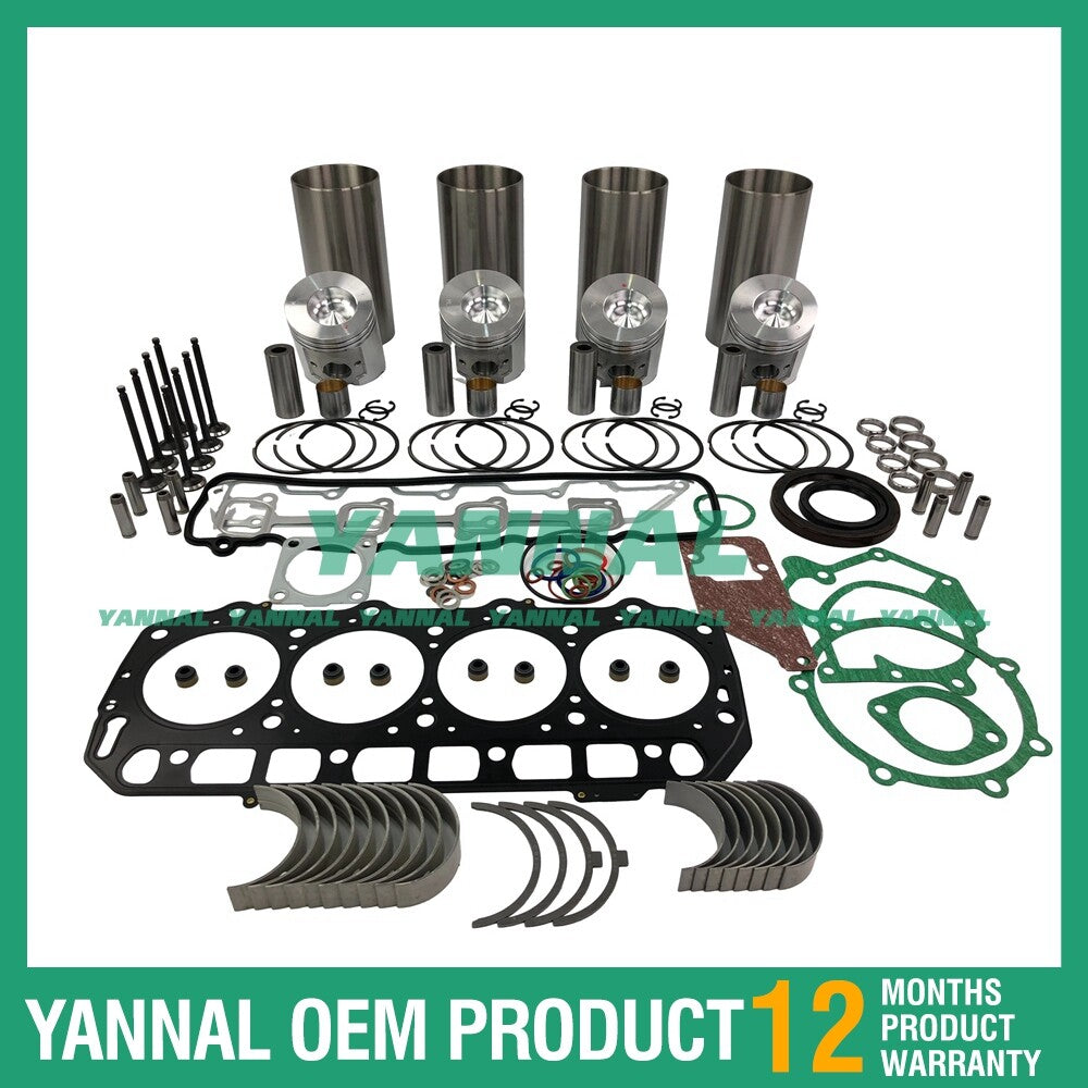Suitable for Yanmar 4TNE94 overhaul and rebuild kit, full head gasket kit, bearing