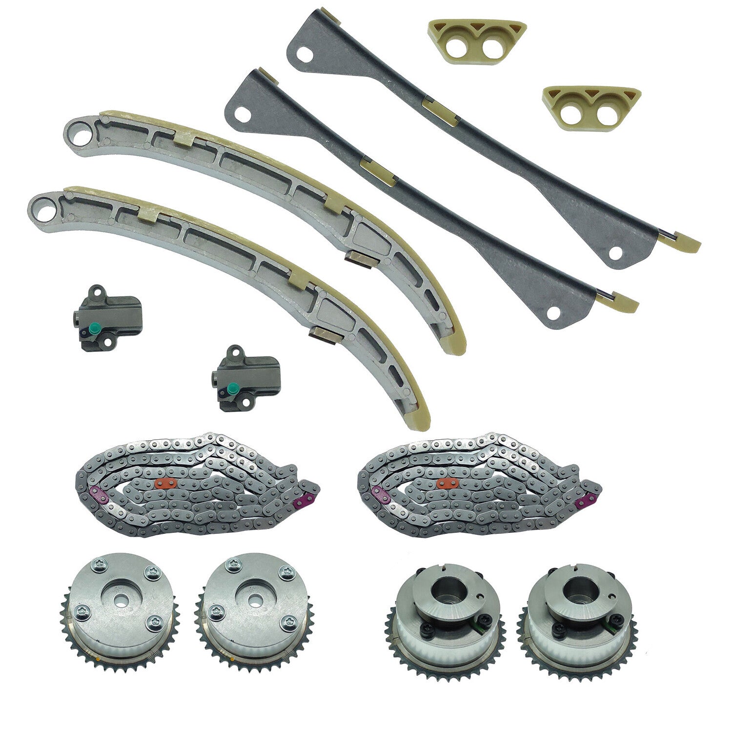 1set Timing chain kit for 2015 to 2021 Sedona 3.3L 24350-3CGA1, 24410-3CGA3