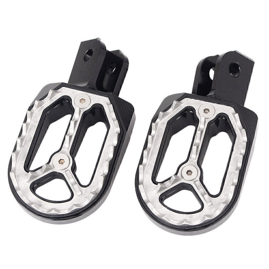 2x Motorcycle Foot Pegs Pedals Fit for Honda CRF230L 2003-2007 2008 2009 Black