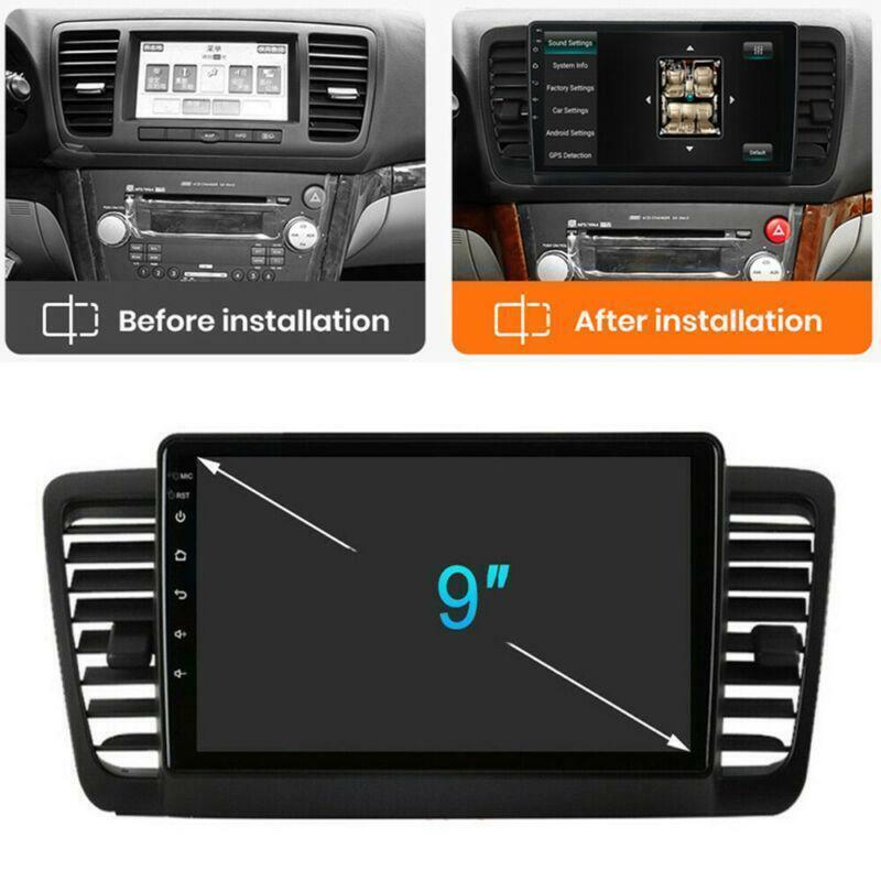 For 2003-09 for Subaru Legacy Outback Stereo Radio 9 Android 10.1 GPS Navi Player