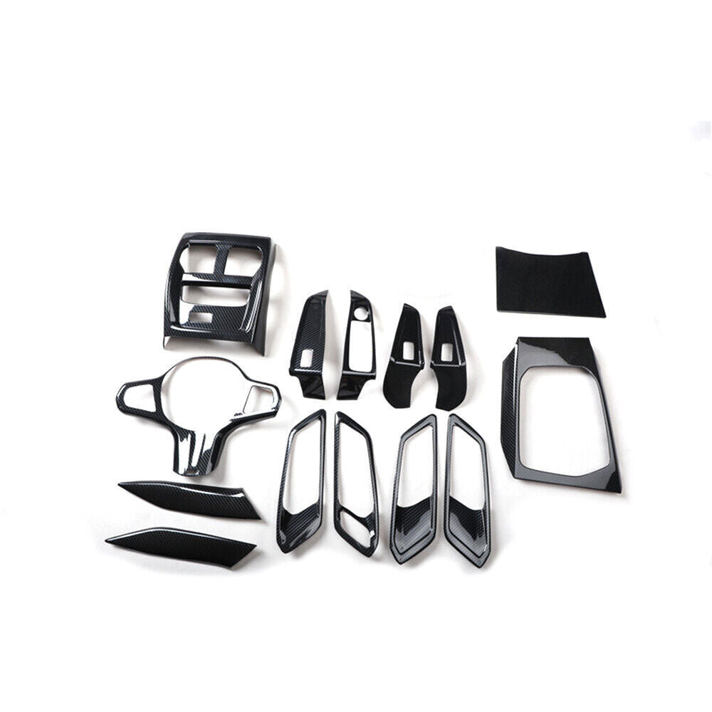 for BMW 3 Series 19-2023 Carbon Fiber Look Interior Full Molding Kit Cover Trim