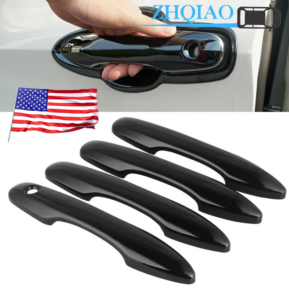for TOYOTA for CAMRY 2018-2024 ABS Gloss Black Door Handle Covers Trim W/O for Smart Key