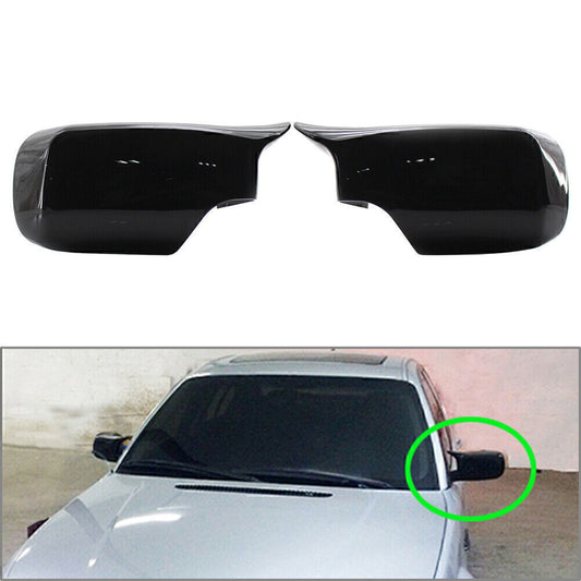 Spiegelkappen Au?enspiegelkappe Kohlefaser F¨¹r for BMW E46 4 door 3 Series 1998-2005