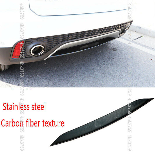 Carbon fiber Rear Bumper Lip protector Cover Trim for Jaguar E-PACE 2018-2021