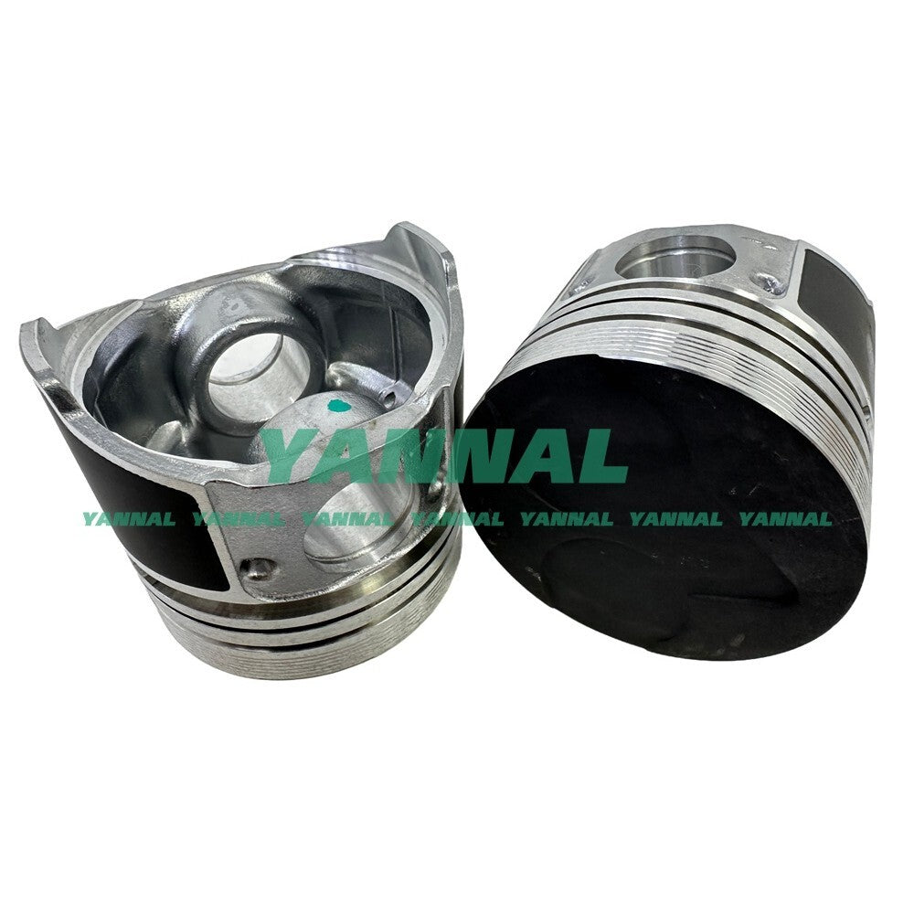 3Pcs Piston With Piston Ring+0.5mm For Kubota D950 engine (oversize)