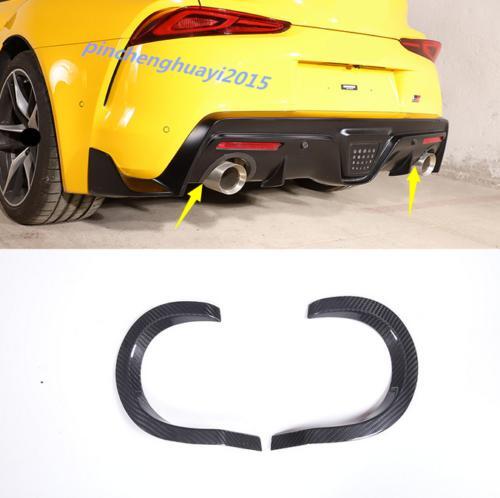 carbon fiber rear bumper trim frame for GR Supra 2020 - 2023