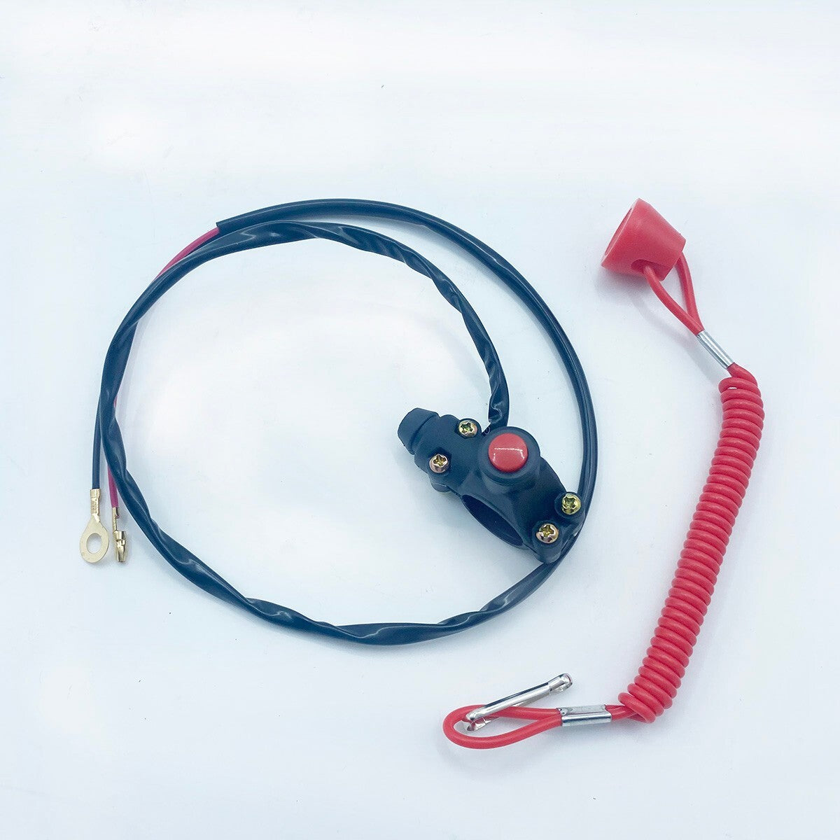 Motor Emergency Kill-Stop Switch W/Safety Tether Lanyard Outboard Cut Off Boat