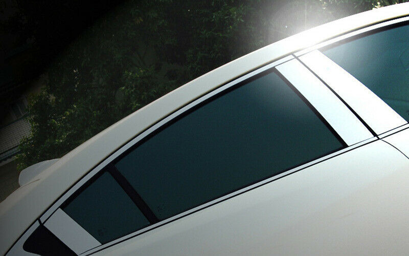 for Mazda 6 Atenza 2014-2017 Chrome Steel Window Center BC-Pillar Cover Trims