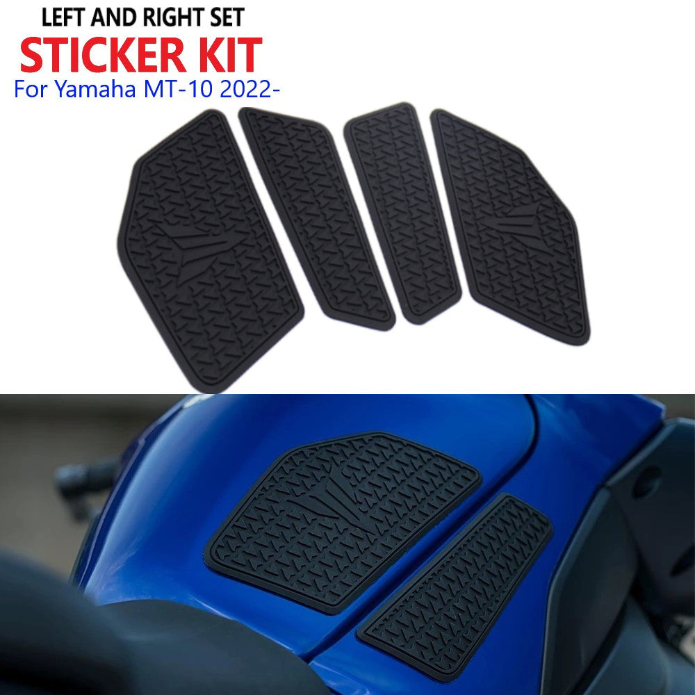 Motorcycle Fuel Tank Pads for Yamaha MT-10 2022 Anti-slip Knee Grip Side Decals