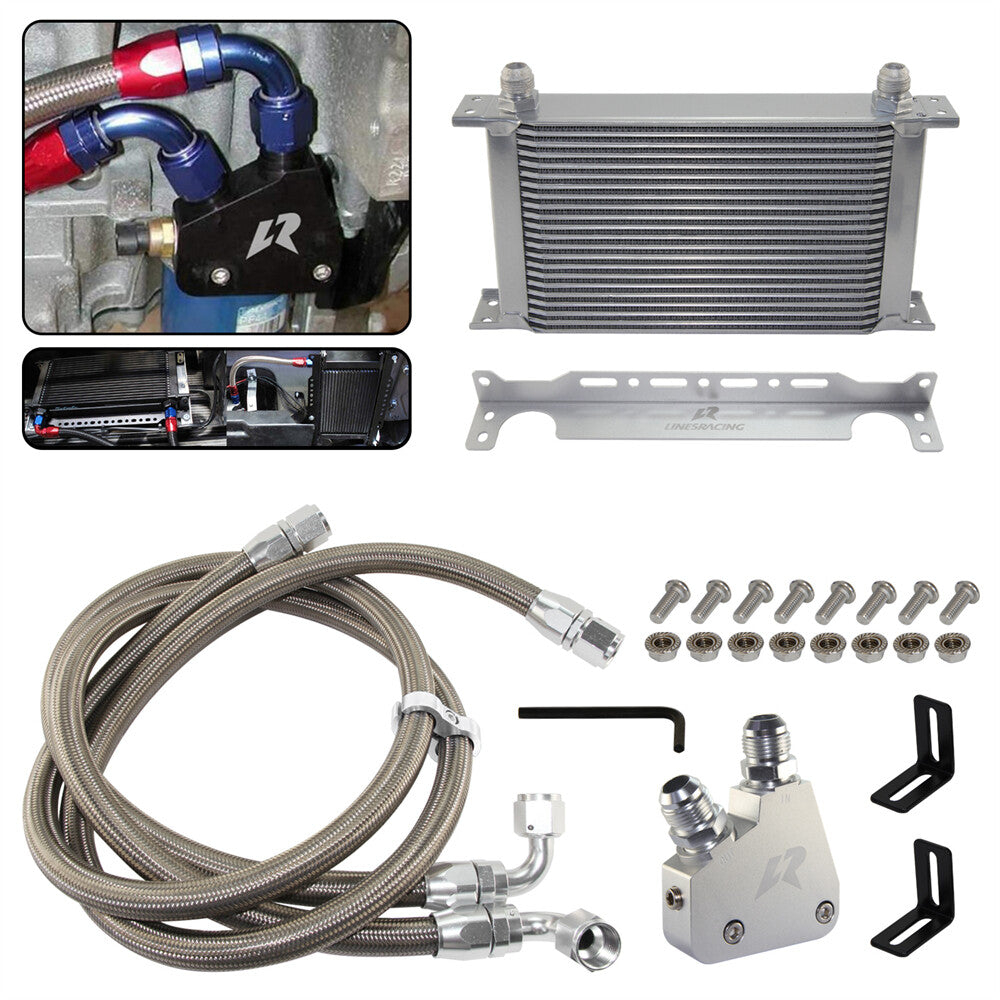22 Row Engine Oil Cooler Kit for Corvette C7 C6 C5 LS1 LS2 LS3 6.0L 6.2L GM CK
