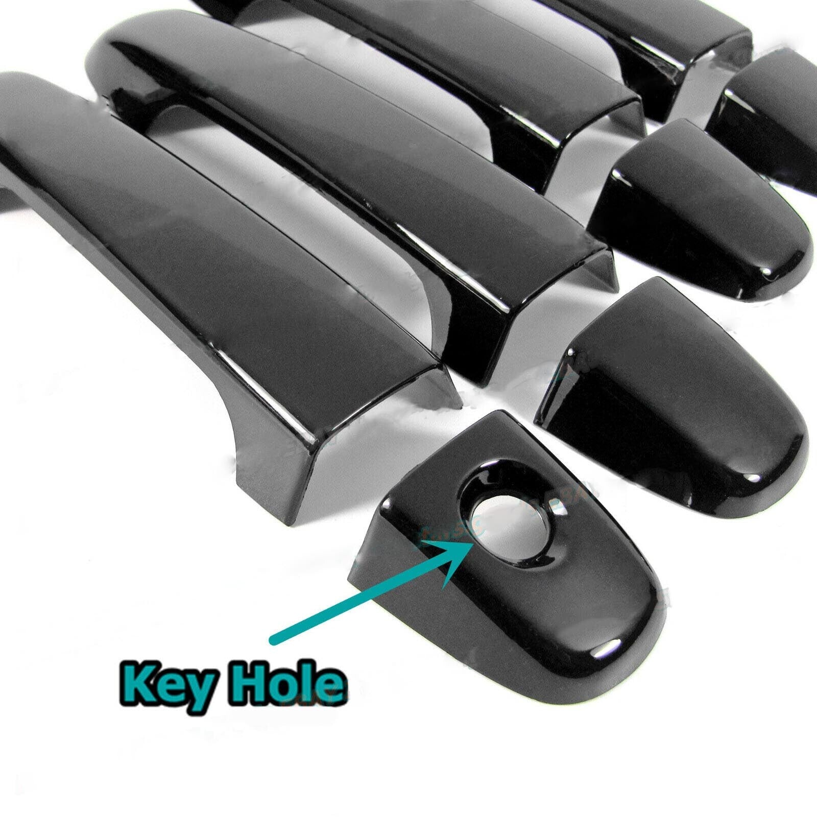 For 18 19 20 21 22 23 for Subaru Crosstrek Glossy Black Side Door Handle Cover Trim