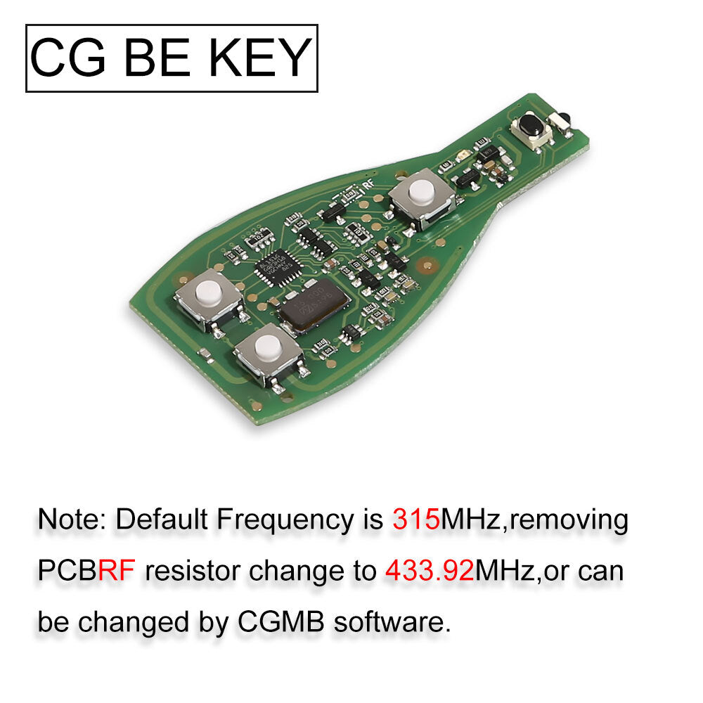 5x CGDI CG MB BE KEY Pro Improved Version for Mercedes-Benz Till FBS3 315/433MHZ