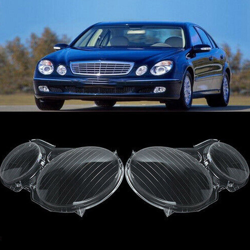 Headlight Lens Cover Headlamp Shell for BENZ W211 2002-2008 E320 E350 E500 E300
