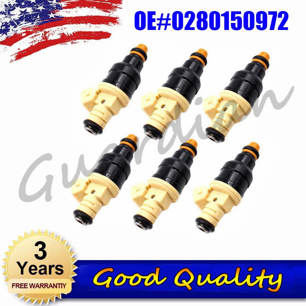 6x 0280150972 Fuel Injector for Ford Ranger Super Explorer Ranger for Mazda Navajo