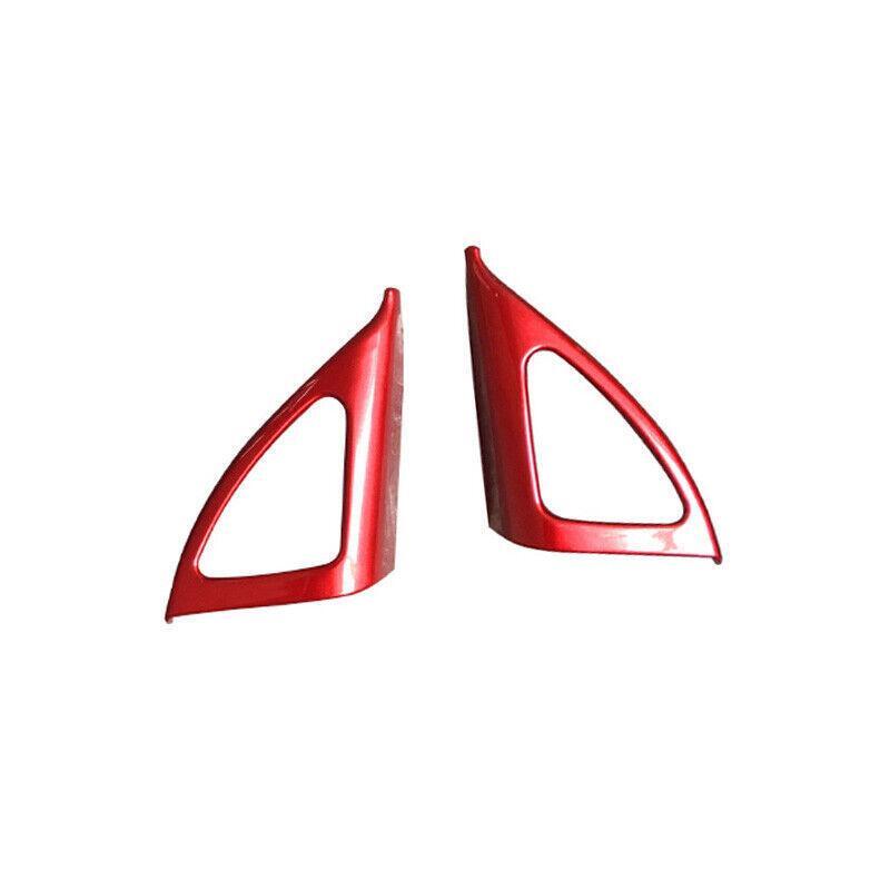 for Kia K3 Forte 2019-2023 Glossy Red A Pillar Speaker Front Triangle Cover Trim