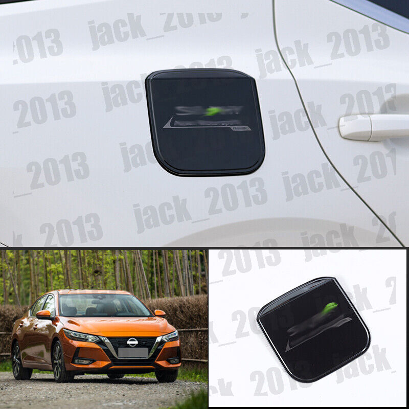 For 2020-24 for Nissan Sylphy Sentra Glossy Black outer Fuel tank cap oil gas cover