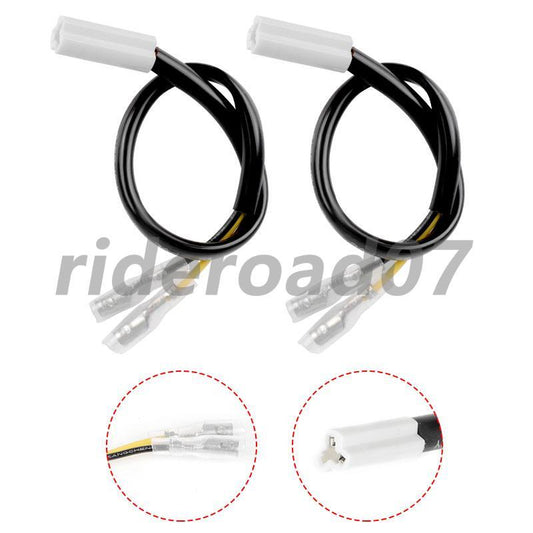 2X Blinker Turn Signals Adapters Plug Wiring Connectors for Yamaha FZ6R R1 R3 R6