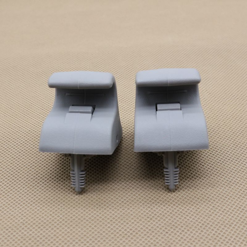 2-Pack Gray Sun Visor Clips/Hooks 85235-3K000QS Suitable for Hyundai Sonata 2006-2008
