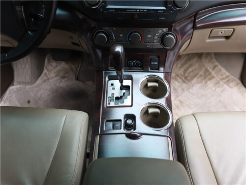 Matte Wood Grain Gear Shift Panel 2008-2013 Inner Console for Toyota Highlander