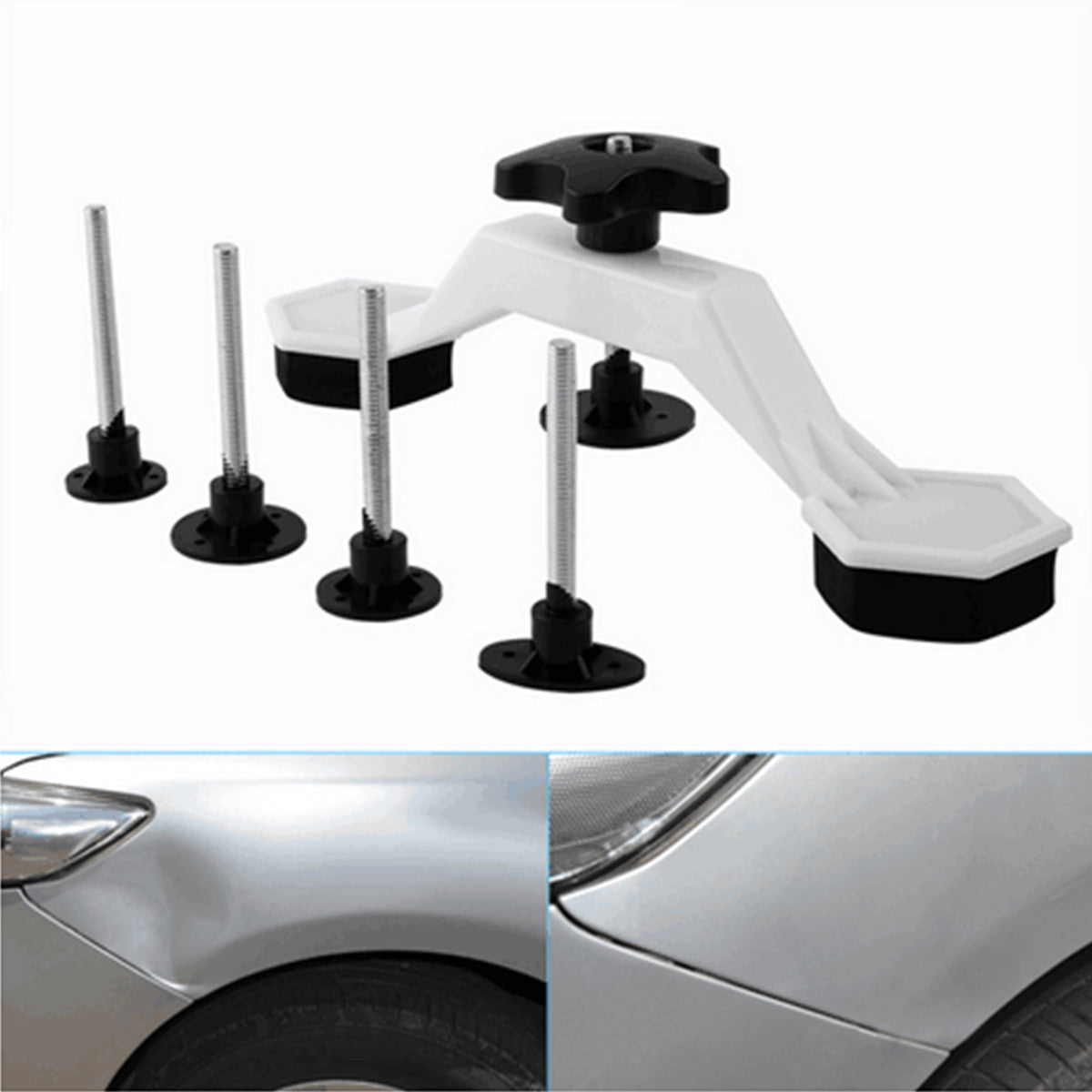 Car Paintless Dent Repair Hail Damage Remover Puller Lifter Automotive Tool Kit