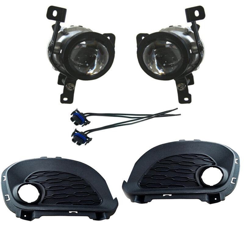 1 fog light kit + protective cover + connector for Kia Rio 2012-2015 hatchback