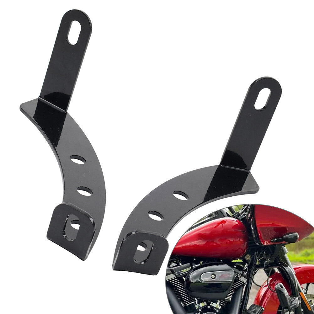 Black Fairing Support Mount Bracket Kit for Harley Road Glide FLTR FLTRX 2015+