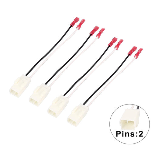 [2Pair] Speaker Wiring Harness Adapter Connector Fits Select for Chrysler for Dodge for Jeep