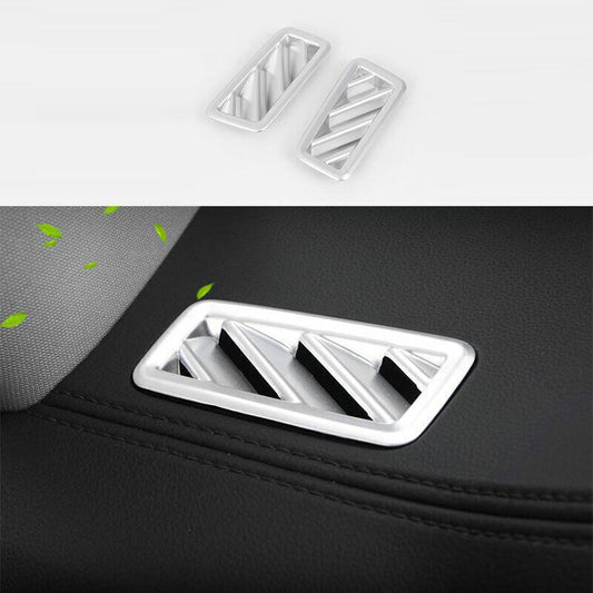 for Volkswagen Atlas 2018-23 ABS Silver Dashboard Upper Air Outlet Vent Trim 2X