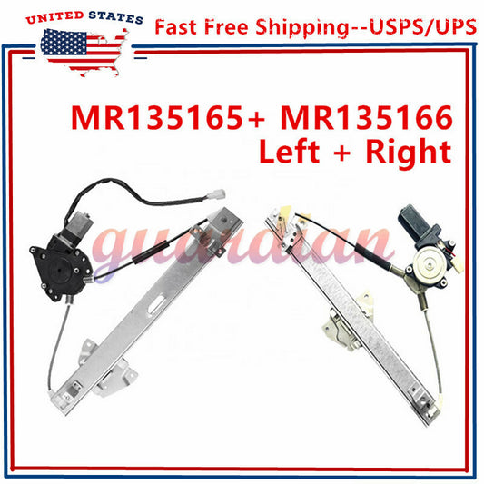 MR135165/66 Front LHRH Power Window Regulator for Mitsubishi Montero 92-00