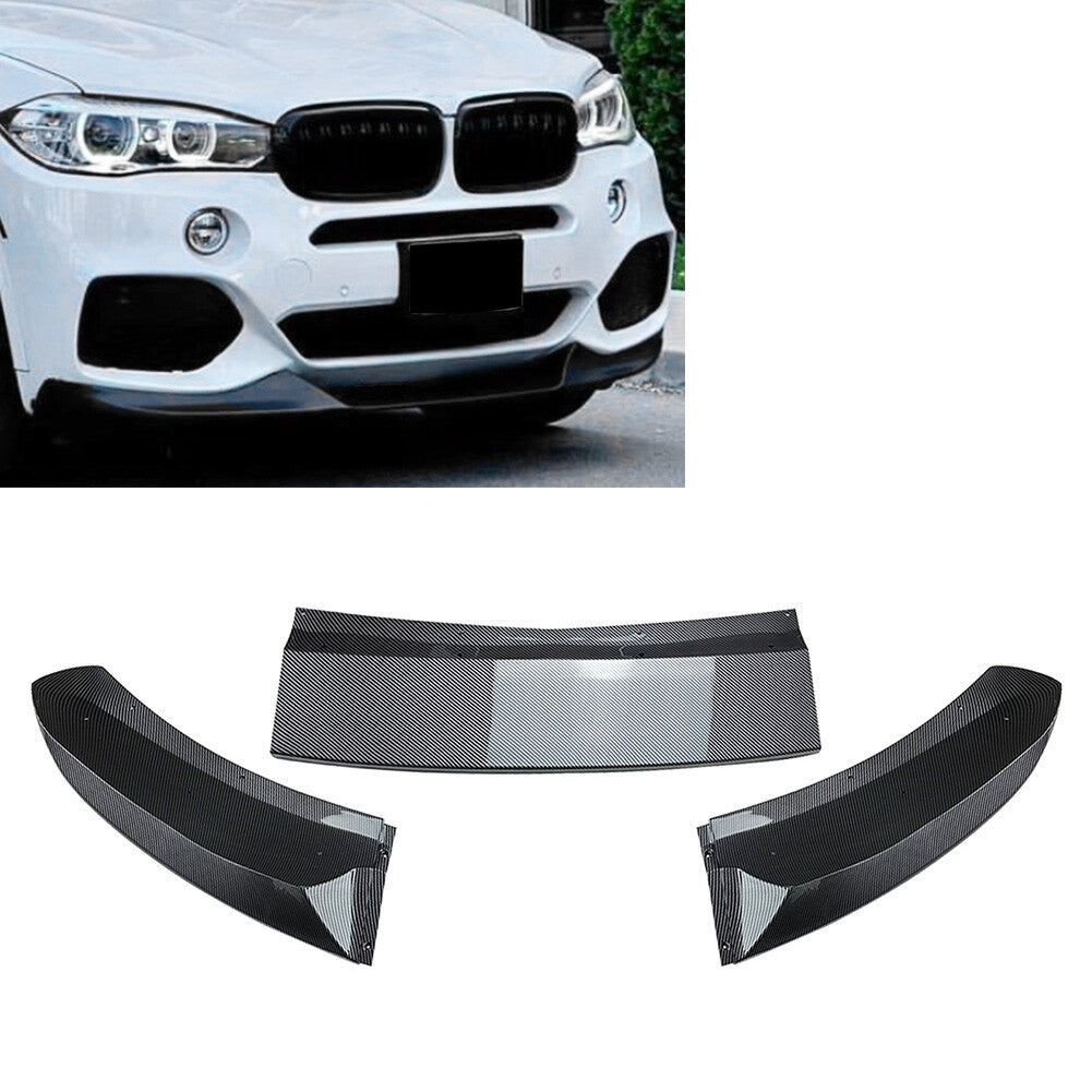 Carbon Fiber for BMW X5 M Sport 14-18 Front Bumper Lower Spoiler Splitter Lip