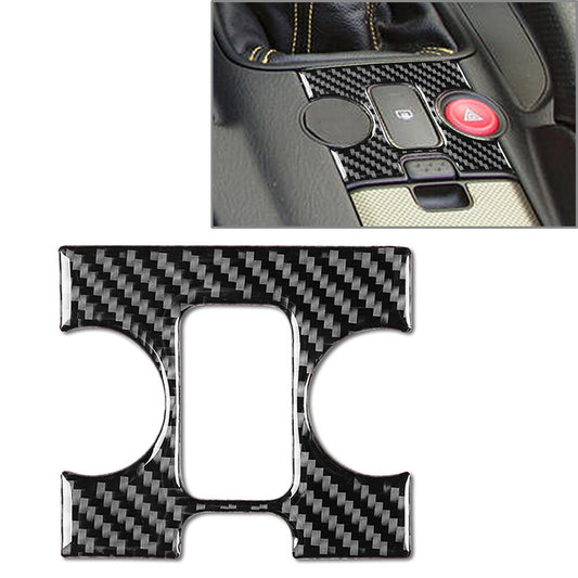Hazard Light Button Cover Trim for Honda S2000 2004-2009 Carbon Fiber Black Car
