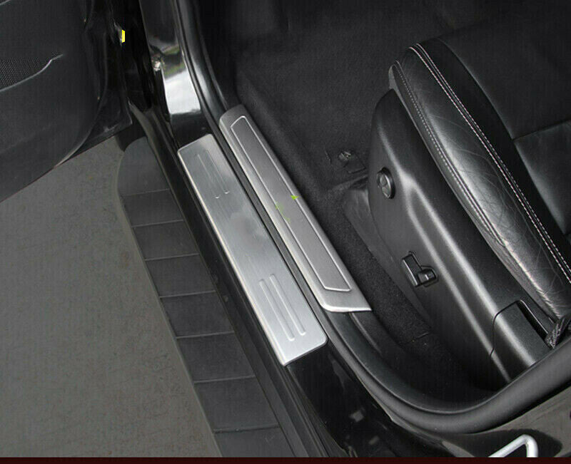 for Jeep Grand Cherokee 2014-2020 Silver Side Door Sill Plate Scuff Guard Trim