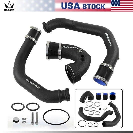 Complete Charge Pipe Kit Intercooler Piping for BMW 2014+ M3 M4 F80 F82 F83 S55